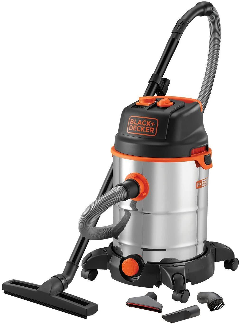 Black+Decker BXVC30XDE Aspiratore Solidi e Liquidi (1600 W, 30 l)