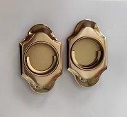 KIT MANIGLIA INCASSO PER PORTA SCORREVOLE A LIBRO MANDELLI CLIP 1018 TL CIECO CON ANELLO