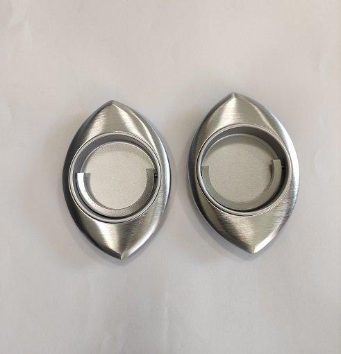 KIT MANIGLIA  INCASSO PER PORTA SCORREVOLE A LIBRO MANDELLI  CLIP 368 TL CON ANELLO