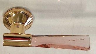 MANIGLIA MANDELLI ALEA 3001 ORO 24K/VETRO MURANO