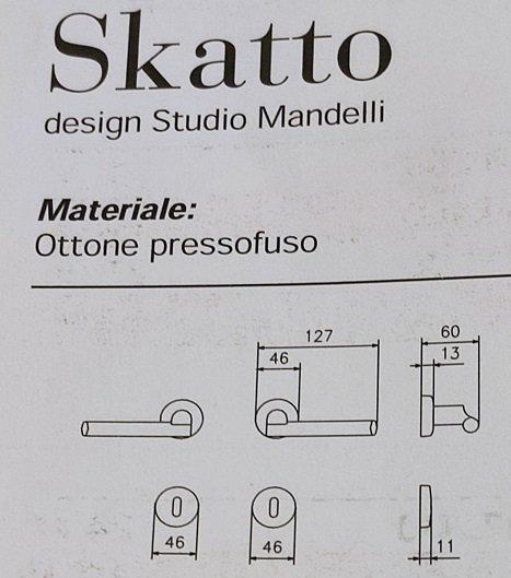 MANIGLIA SKATTO 571 R8  MANDELLI