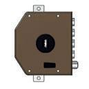 SERRATURA POTENT TRIPLICE CON SCROCCO 520