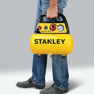 Stanley D 200 Compressore 6 Lt 1,5HP, pressione max 8 bar/116 PS, Rumorosità: 97 dB