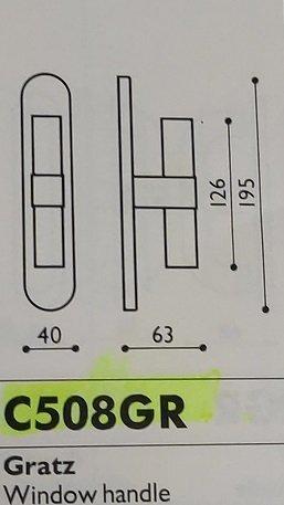 Cremonese per finestra OLIVARI PITAGORA vari colori