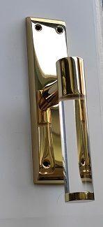 Cremonese a  martellina per finestra POGGI&MARIANI serie TURBO  51C olv/plex trasparente