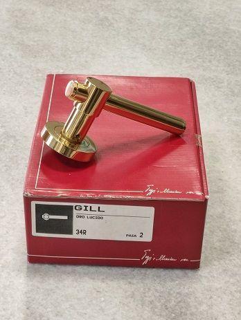 Maniglia in ottone per porta interna POGGI&MARIANI GILL 34R