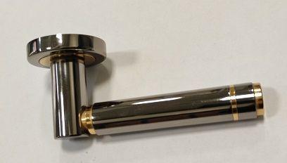 Maniglia per porte interne ELVY LINEA CALI' 650 ORO NERO BICOLORE