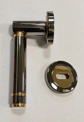 Maniglia per porte interne ELVY LINEA CALI' 650 ORO NERO BICOLORE