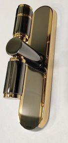 Cremonese per finestra LINEA CALI' ELVY oro nero bicolore