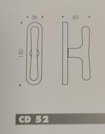 Cremonese per finestra COLOMBO ROBODUE CD52 M MERCURIO