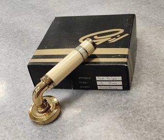 Maniglia per porte interne in ottone GIL modello BIJOU