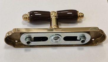 Cremonese per finestra ottone e porcellana BECCHETTI BAL  mod. RAPHAEL 92-23 ORO