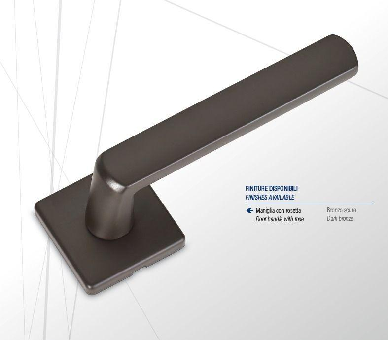 Maniglia per porta SICMA ALICE BRONZO SCURO