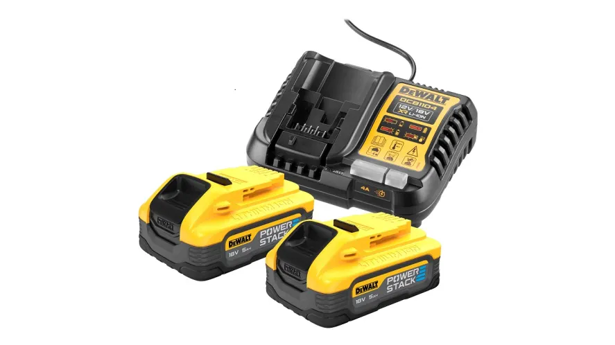 Pacco batteria per elettroutensili DeWALT Li-Ion da 18V, 5Ah DCB1104H2-QW