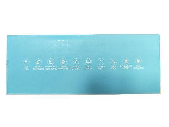 SPIONCINO DIGITALE WIFI 4,3" LCD C/SENSORE FOTO/VIDEO NERO