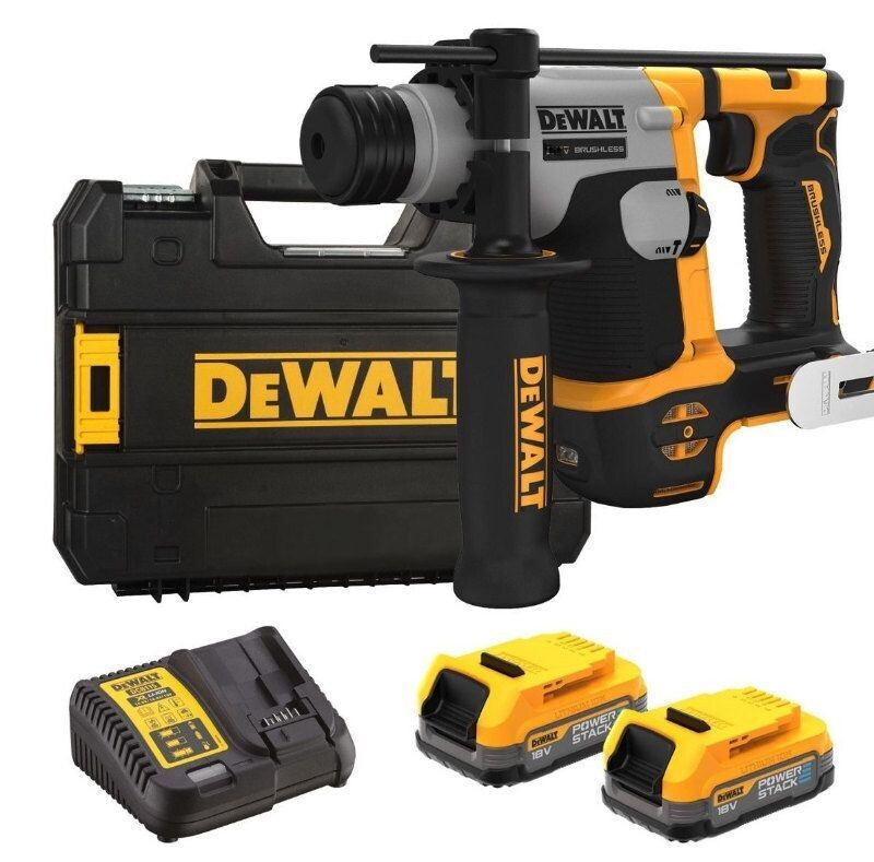 DEWALT DCH172E2T-QW tassellatore SDS-PLUS 18v brushless 2 batterie power stack  16mm 1,4j