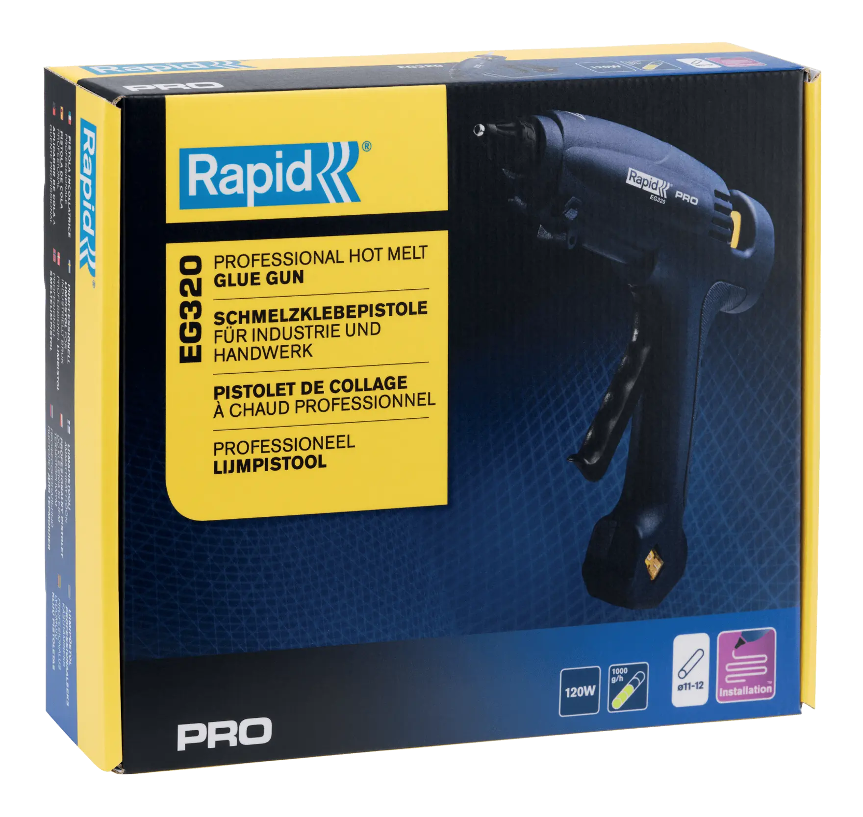 Pistola a Caldo Rapid PRO EG320 Incollatrice 12 mm