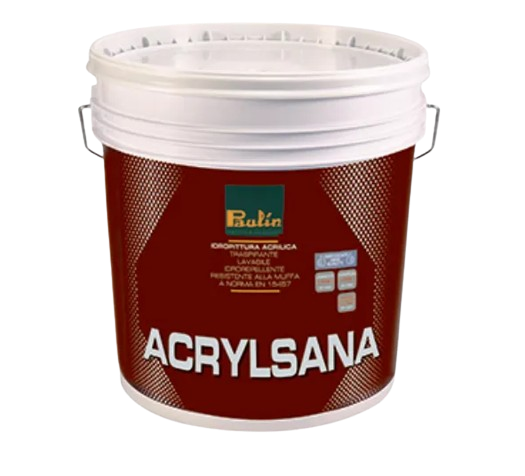 IDROPITTURA ACRILICA TRASPIRANTE OPACA ACRYLSANA