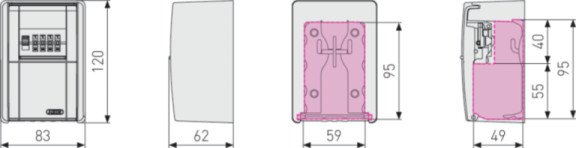 Cassetta Porta Chiavi KeyGarage™ 787 BIG wall mounting (Art. n. 08492)