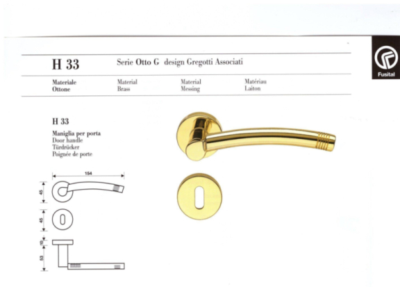 Maniglia FUSITAL H 33R8