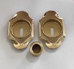 KIT MANIGLIA INCASSO PER PORTA SCORREVOLE MANDELLI CLIP 1018 TC CON FORO CHIAVE