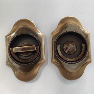 KIT MANIGLIA INCASSO PER PORTA SCORREVOLE A LIBRO MANDELLI 1018 TLN CON NOTTOLINO E ANELLO