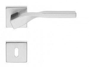 LINEA CALI'  MANIGLIA PER PORTA TWIST CROMO SATINATO