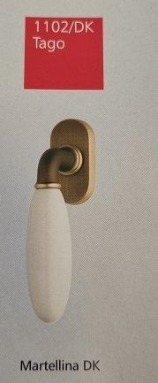MARTELLINA DK MANDELLI TAGO 1102/DK BRUNITO OPACO/AVORIO