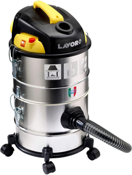 Lavor Ashley Kombo 4 in 1 Aspirapolvere, Aspiracenere, Aspiraliquidi, Soffiatore, Depressione max 180 mbar, 30 litri/secondo, 1200 Watt Max, Capacità Serbatoio 14+14 Litri, Multicolore