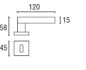 MANIGLIA SICMA FENIX CROMO SATINATO