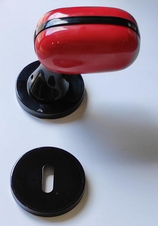 Maniglia per porta in nylon OLIVARI MONTECARLO ROSSO