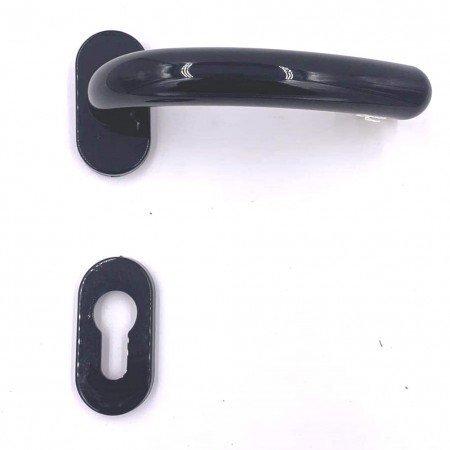 Maniglia per porta OLIVARI ISEO con rosetta stretta nero
