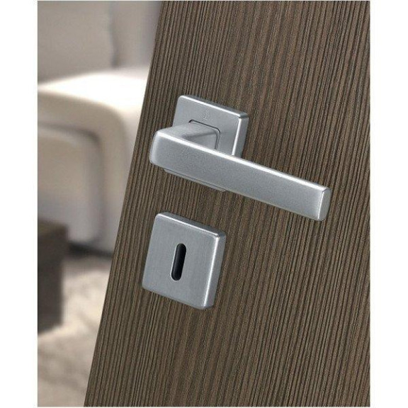 Maniglia per porte interne Hoppe DUBLIN in alluminio cromo satinato