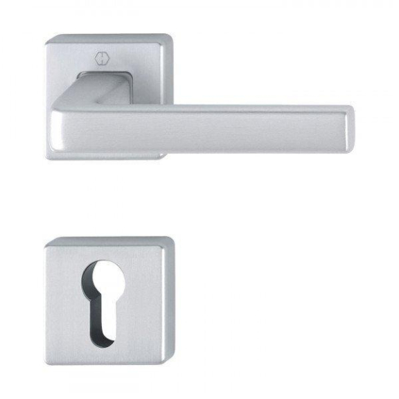 Maniglia per porte interne Hoppe DUBLIN in alluminio cromo satinato