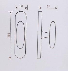 Cremonese per finestra FUSITAL AC NOVANTUNO H 317F