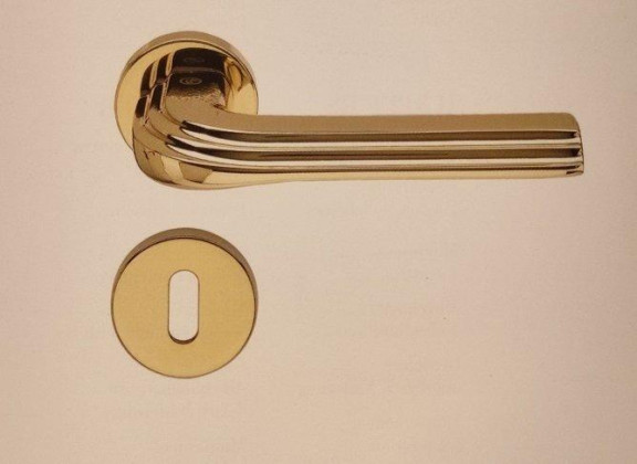 Maniglia per porte interne FUSITAL SETTE B H 312R8 OTTONE