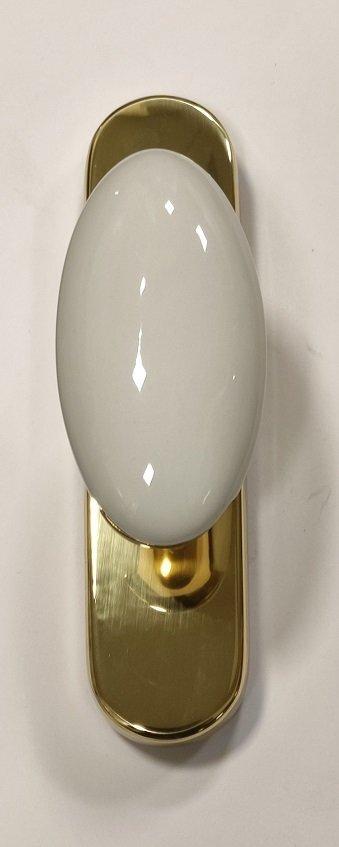 Cremonese per finestra FUSITAL  serie G NOVANTA H 315F ottone e porcellana bianca