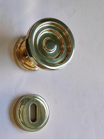 Coppia pomolo girevole per porta FUSITAL  K 320 R8