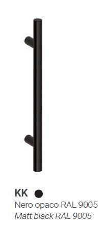 Maniglione DRITTO singolo per portone REGUITTI TYMAN D25MD INOX