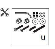 Maniglione ZANCATO singolo in acciaio inox REGUITTI TYMAN 3LOMSD30