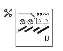 Maniglione DRITTO singolo in acciaio inox 316L REGUITTI TYMAN 615MD050