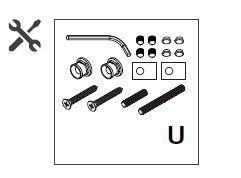 Maniglione ZANCATO singolo in acciaio inox 316L REGUITTI TYMAN 615MS050