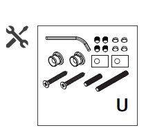 Maniglione zancato singolo per portone REGUITTI TYMAN 3Q5MS INOX316L