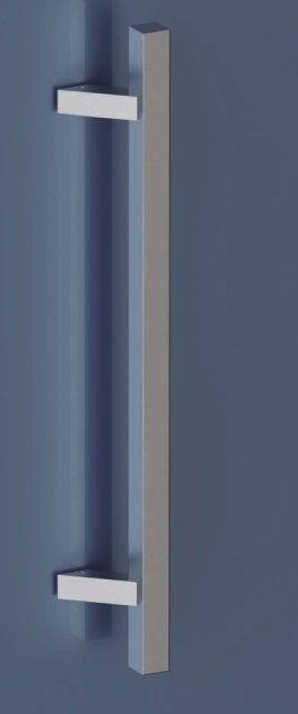 Maniglione zancato singolo per portone REGUITTI TYMAN 3Q5MS INOX316L