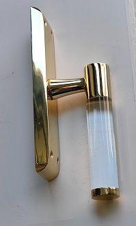 Cremonese a  martellina per finestra POGGI&MARIANI serie TURBO  51C olv/plex trasparente