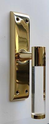 Cremonese a  martellina per finestra POGGI&MARIANI serie TURBO  51C olv/plex trasparente