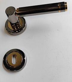 Maniglia per porte interne ELVY LINEA CALI' 650 ORO NERO BICOLORE