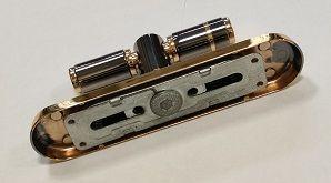 Cremonese per finestra LINEA CALI' ELVY oro nero bicolore