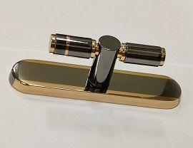 Cremonese per finestra LINEA CALI' ELVY oro nero bicolore