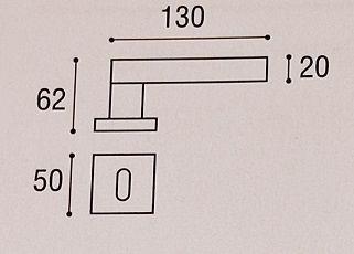 Maniglia per porta SICMA HOLIDAY Oro Opaco